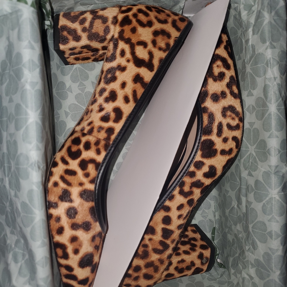 Kate Spade Leopard Print Heels w/ Original Box - Size 8